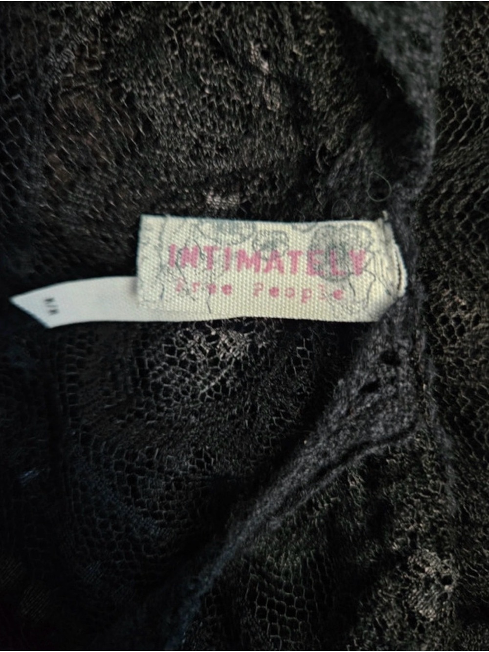 Free People Mitered Meadows Black Lace Maxi Dress - Picture 9 of 15
